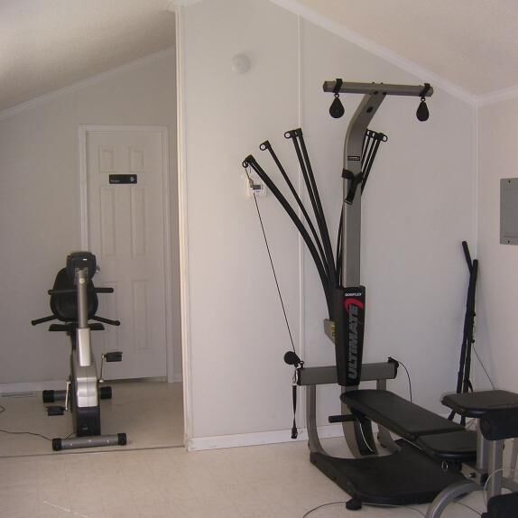 Fitness room at The Californian RV Resort
